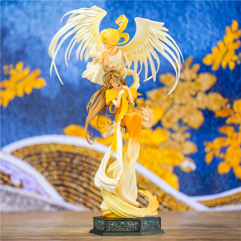 25th юбилей Моя Богиня Belldandy с Holybell ver фигурки Статуэтки ПВХ 32 см Коллекционная