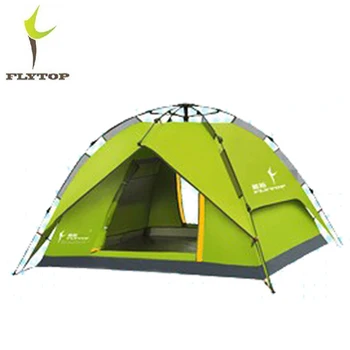 

Flytop 3 Person Automatic Camping Tent Waterproof Gazebo Sun protection Awning Folding Outdoor Travel Beach Family Tents