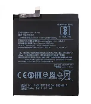 

Battery's refill neutral Model BN35 replacement Java Xiaomi Redmi Redmi 5