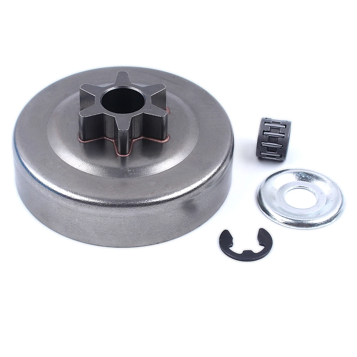 3/8 Pitch 6T clutch drum sprocket washer E-Clip kit for STIHL 017 018 021 023 025 MS170 MS180 MS210 MS230 MS250 chainsaw chainsaw parts kit