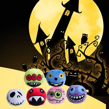 

Funny Halloween Plush Toys Embroidery Monster Kids Squeezable Slow Rising Dolls