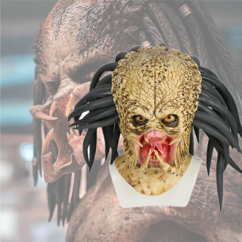 Маска для косплея XCOSER Alien Predator маска с полной головкой Стильный шлем костюм