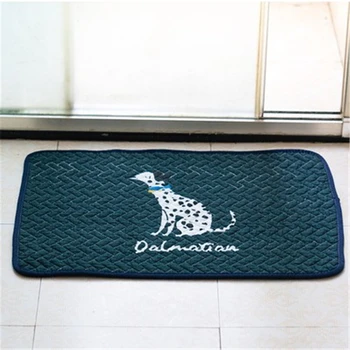 

Nordic Style Cartoon Pure Cotton Doormat Simple Non-slip Bath Mat Ins Kitchen Bedside Rug Bay Window Area Rug Living Room Carpet