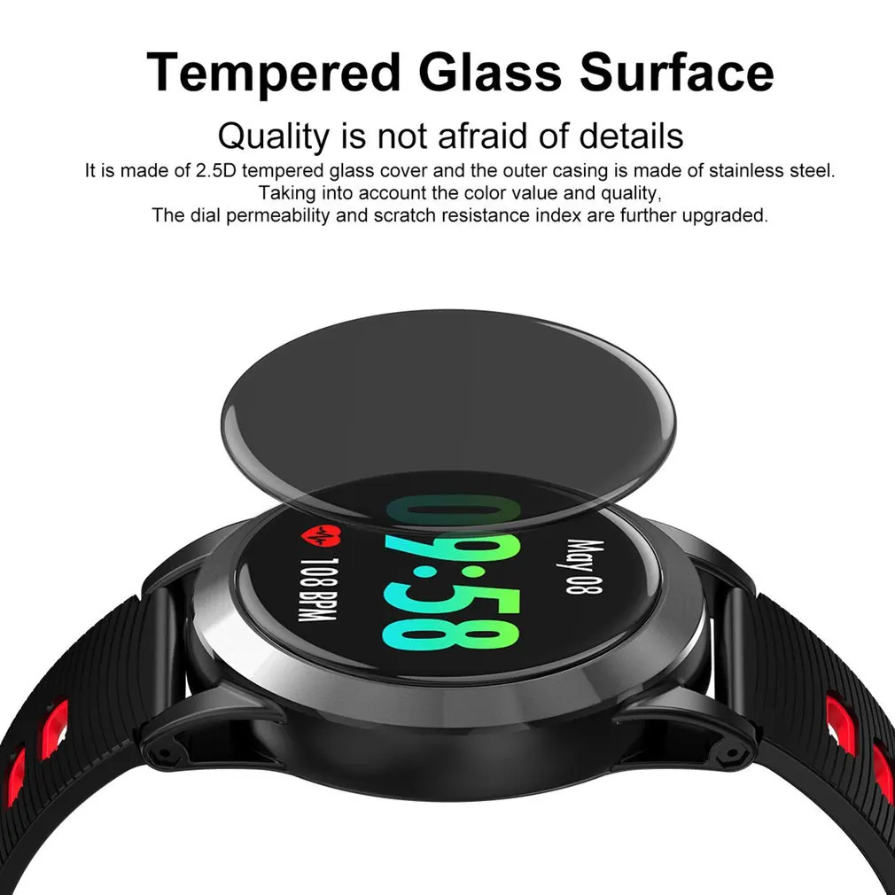 R15 Color Screen Stepping Exercise Heart Rate Blood Pressure Blood Oxygen Detection Sleep Monitoring Smart Bracelet