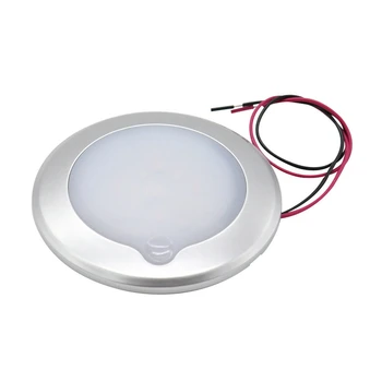 

Ring Ceiling Lamp With Press Switch Adjustable Dome Lighting For Car Boat RV 95mm