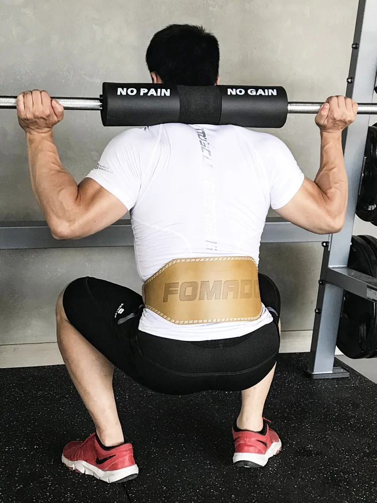 

Leather Belt Waist Support Men's Squat Deadlift Fitness Sport Ware Weightlifting Training Gloves Kneecap Wrist Aid Belt