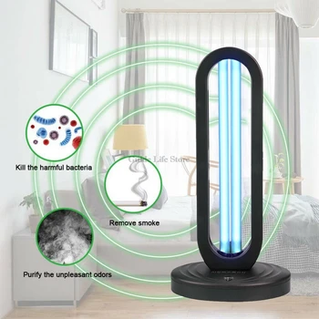 

38W UV Disinfection Lamp Quartz Sterilizer Bulb Household Ultraviolet Lamps UVC Germicidal Light Sterilizing