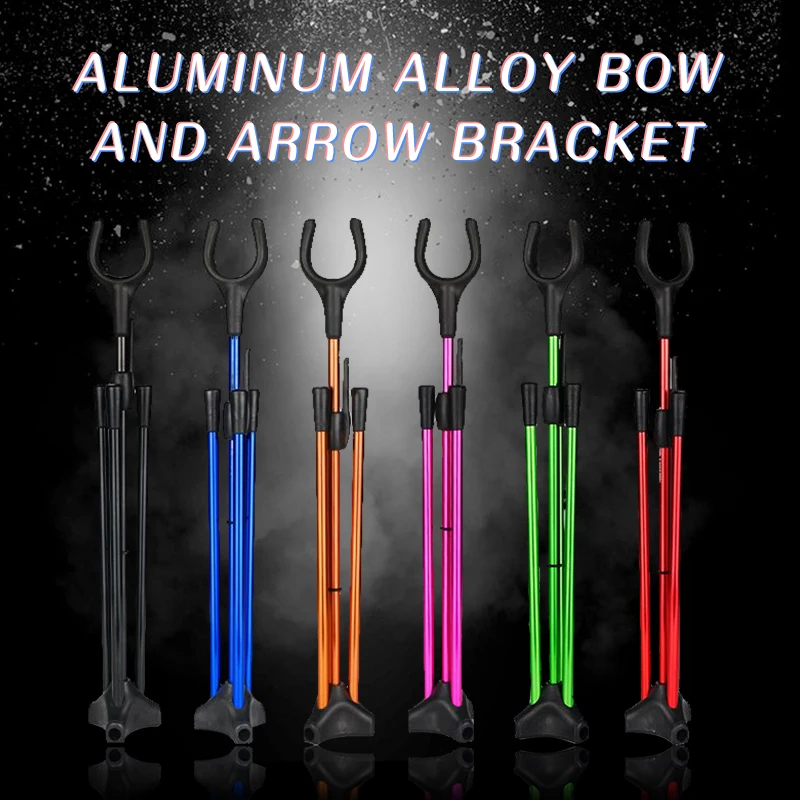 

Archery Bow Stand Recurve Bows Holder Bow Bracket for Hunting Outdoor Sports Bow Accessories - 5 Colors