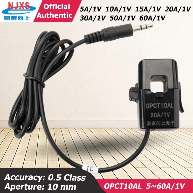 

Miniature micro split core Current Transformer open type 5A 10A 15A 20A 30A 40A 50A 1V clamp ct AC split core cts measurement