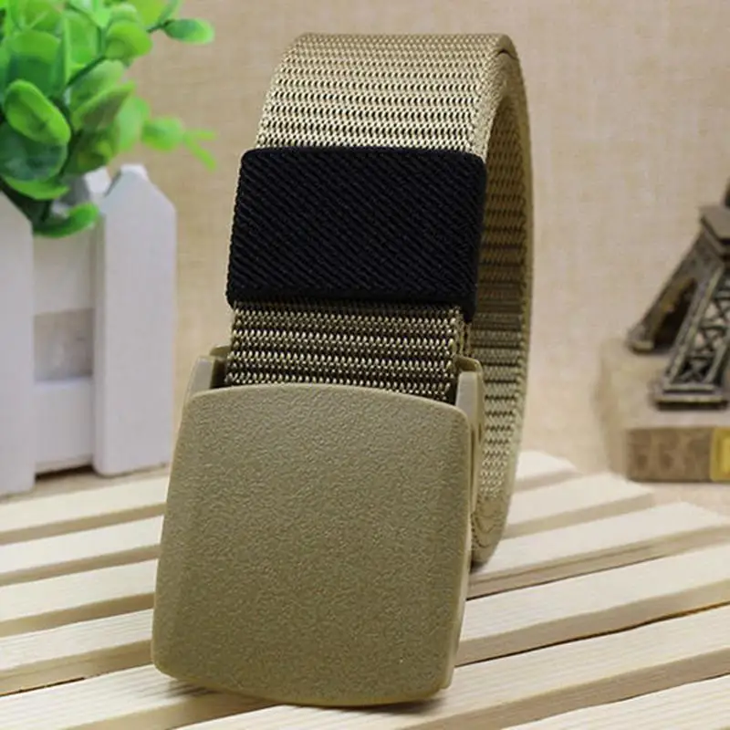 125 CM Tactical Belt Military Nylon Belts Men's Army Style Jeans Belt Buckle Waist Strap Outdoor for Survival Hunting Tactical