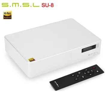 

SMSL SU-8 DAC ES9038Q2M*2 32bit/768kHz DSD512 Decoder Support USB/Optical/Coaxial input RCA/XLR Balanced output