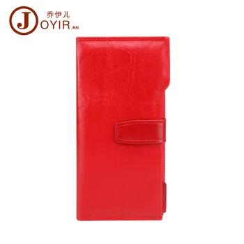 

Fashion Long Women's Anti-Magnetic Leather Wallet Leather Multi-Card Mobile Clutch Bag