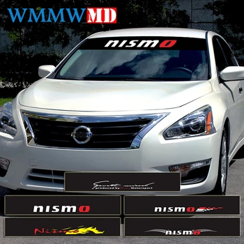 

Car-styling NISMO Waterproof Car Window Front Rear Windshield Stickers For Nissan Tiida Sunny QASHQAI MARCH LIVINA TEANA X-TRAI