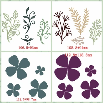 

Elegant Flower Branch Popular Vibrant Plants Decoration Metal Cutting Dies Scrapbooking Album Paper DIY Cards Crafts New 2019