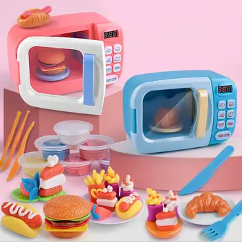 

High Quality Microwave Tableware Toys Small Household Kitchenware Toys Play House Toy For Children