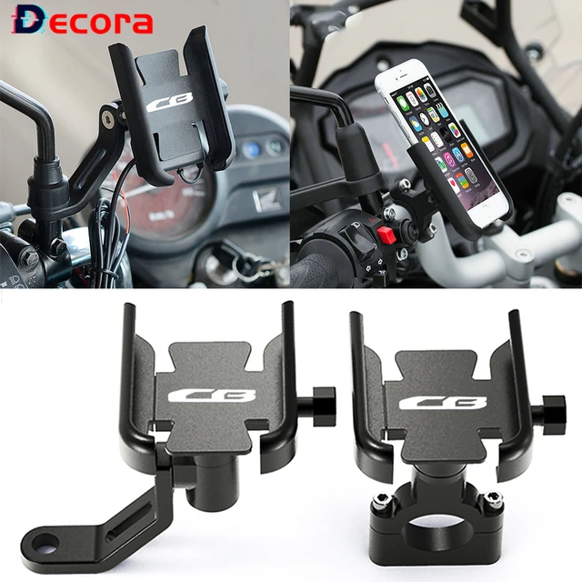 Soporte de teléfono móvil para motocicleta, soporte GPS para Honda CB125R,  CB250R, CB500X, CB500R, CB650R, CB650F, CB1100, CB 400, 150R, 190R, 300R -  AliExpress