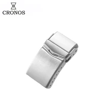 Cronos Watch Parts Metal Bracelet Stainless Steel Solid Brushed Clasp 18mm 20mm for 62Mas Watch