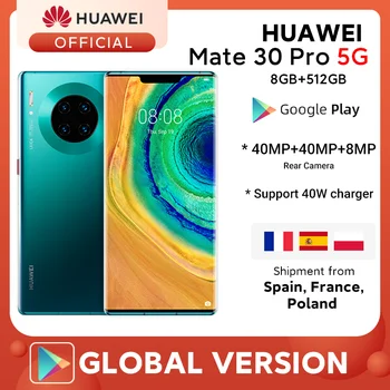 Перейти на Алиэкспресс и купить Оригинальный смартфон HUAWEI mate 30 Pro, 8 ГБ, 128 ГБ, 256 ГБ, 40 МП, тройная камера s, 32 МП, фронтальная камера, 6,53 дюйма, экран Kirin 990 mate 30 pro Скидка 600 руб. /. П...