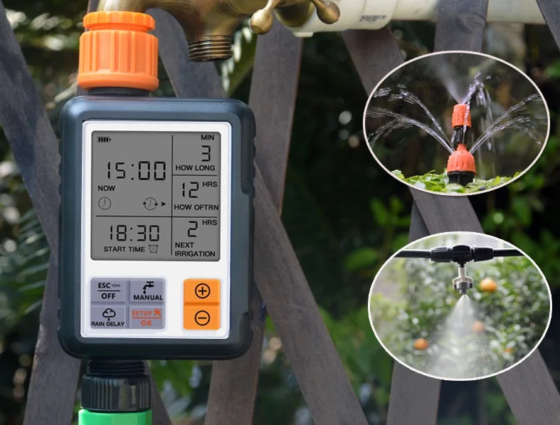 

New Smart LCD Screen Electronic Automatic Water Timer Sprinkler Controller Outdoor Garden Timer Automatic Watering Device