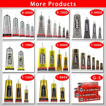 

200pcs B-7000 25ml, 100pcs B-7000 15ml, 100pcs B-7000 3ml, 100pcs T-7000 15ml black