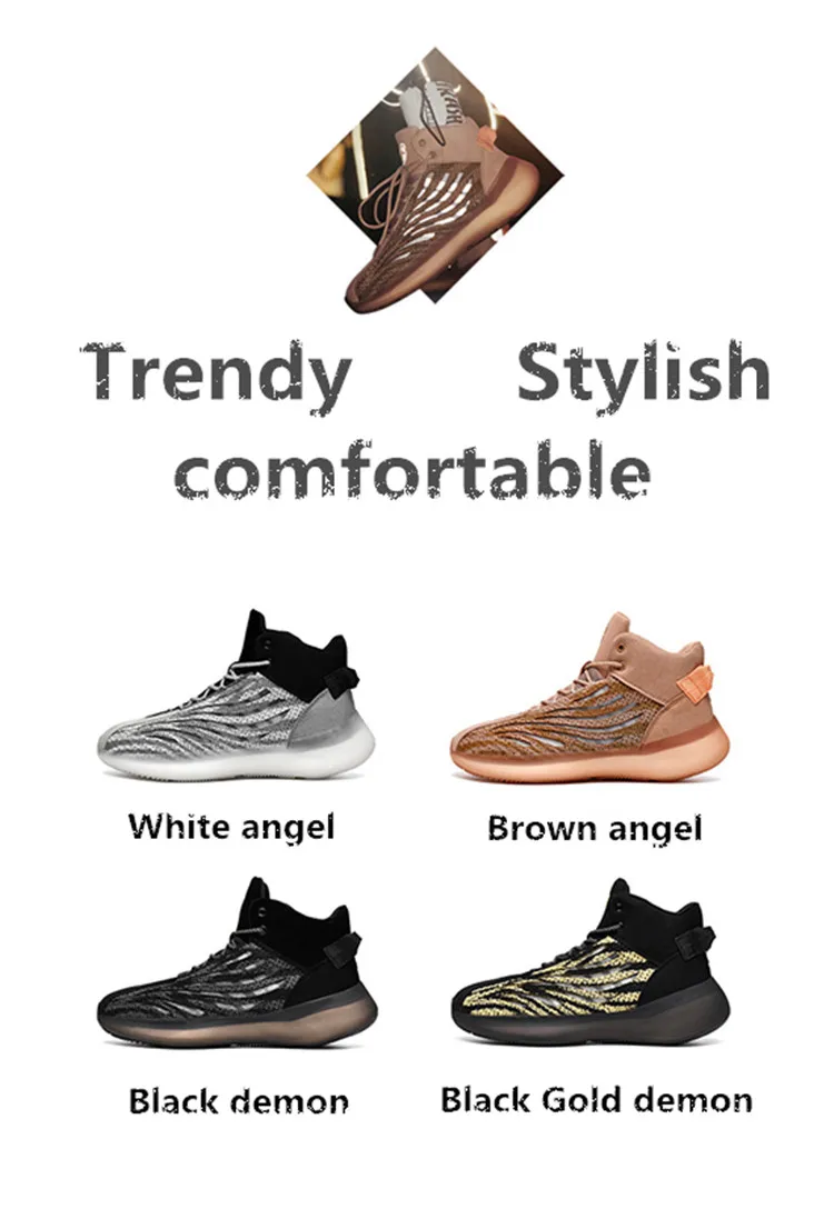 RONGLAI/Новинка; мужские кроссовки; светоотражающие баскетбольные кроссовки; модные повседневные зимние теплые ботинки; трендовая мужская обувь