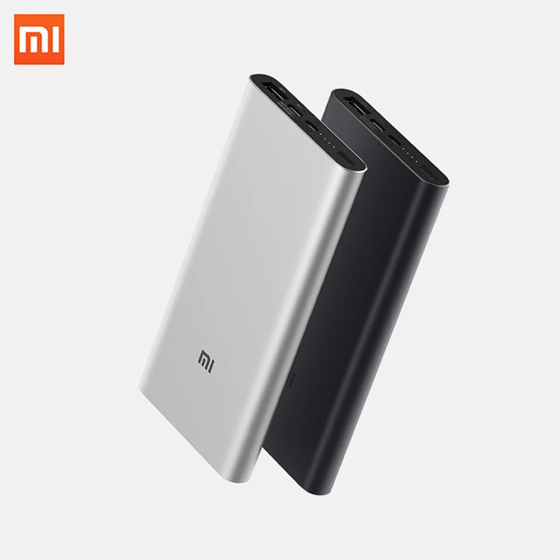 Xiao mi power Bank 3 портативное зарядное устройство с USB C 10000 мАч портативное зарядное устройство аккумулятор внешний повербанк Doub вход выход mi банк питания Xiaomi