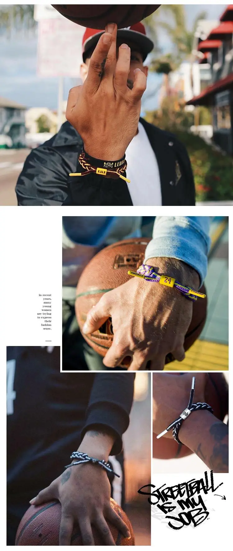 Баскетбольные звезды спортивный браслет для мужчин ручной работы браслеты юбилей подарок для бойфренда Регулируемая цепочка браслет