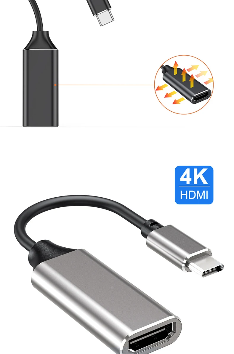 USB 3,1 type C интерфейс HDMI(4K* 2 K) концентратор USB 3,1 type C(режим DP) скорость передачи данных USB 3,1 10 Гбит/с концентратор Мини Размер концентратор