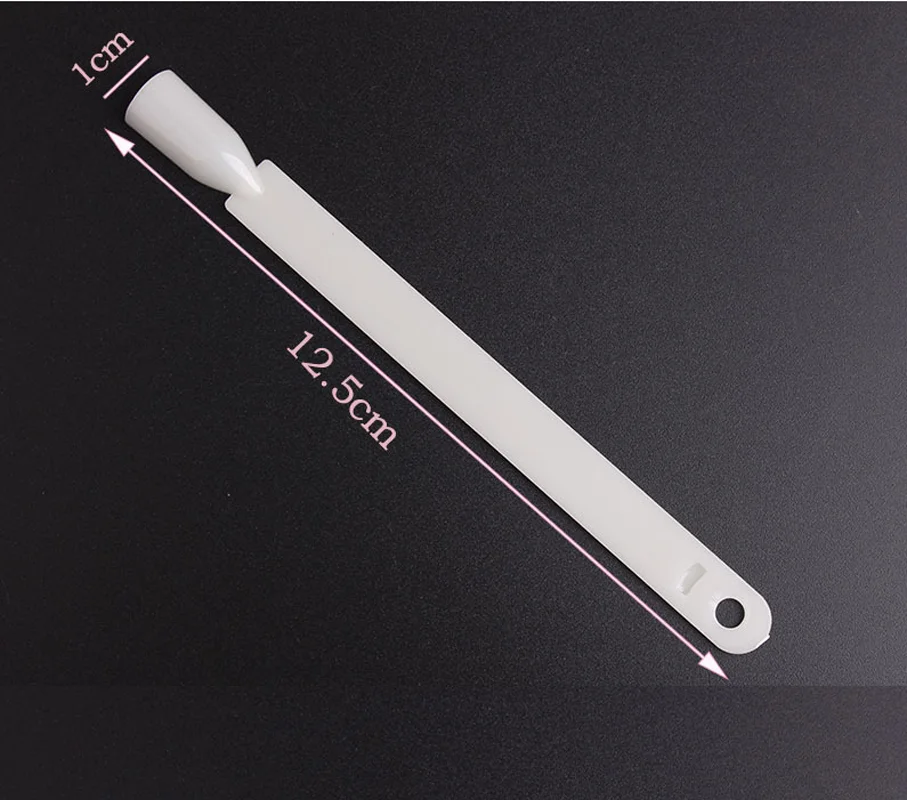 50/40pcs Nail Art Display False Tips Clear Nature Black 12.5*1CM Fan Nail Polish Swatch Sector Display Nail Salon Show Tool TD03
