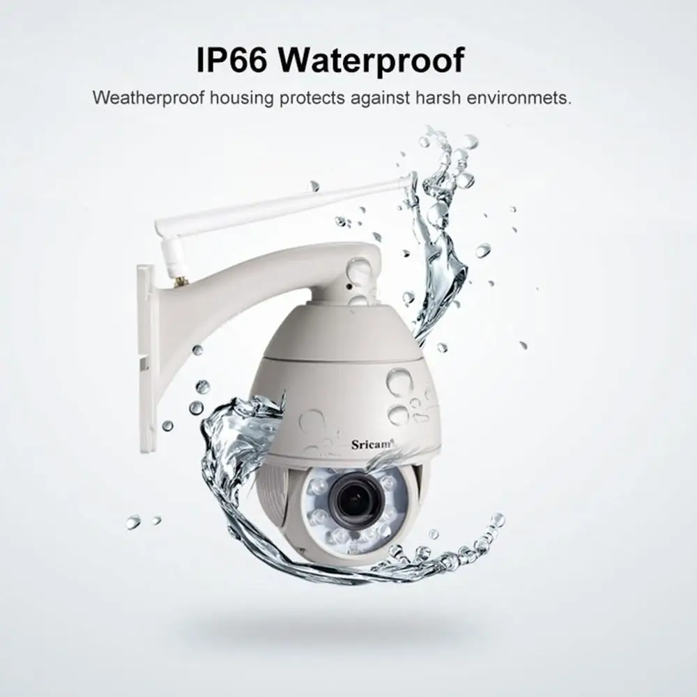 

720P IP Camera Outdoor Waterproof Speed Dome Cam Wireless Wifi Security Camera IR Night Vision Network CCTV Surveillance
