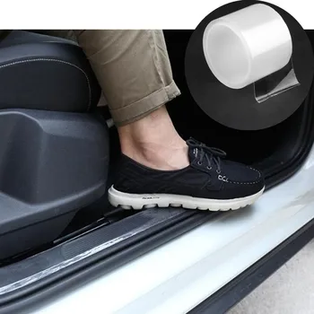 

Car Stickers Car Multifunction Door Sill Protector Sticker for Mercedes Benz A180 A200 A260 W203 W210 W211 AMG W204 C E S CLS