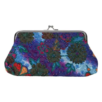 

Women's Coin Purse Flower Pouch Wallet Money Bag(purple)