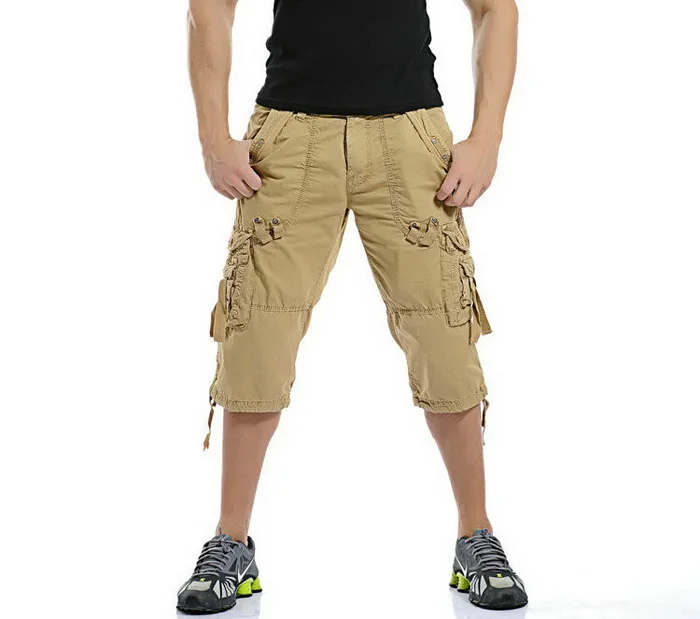 Shorts de carga de verão masculino casual
