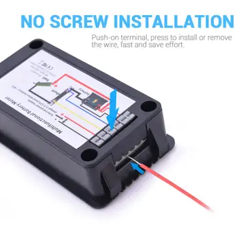 

DC 200V Digital LCD Voltmeter Ammeter Voltage Current Volt Power Meter 0-100A
