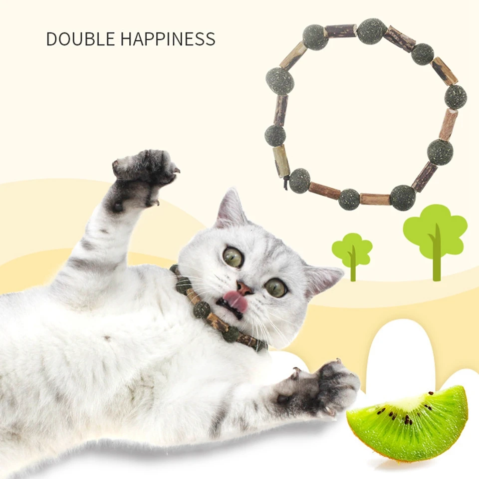 

Pure peppermint and wood Natural Cat Toy Molar Toothpaste Branch Cleaning Teeth HTL-45