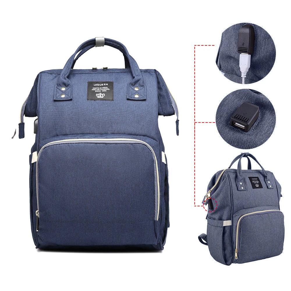 

Star Fashion Mummy Maternity nappy bag travel backpack large capacity loading baby products