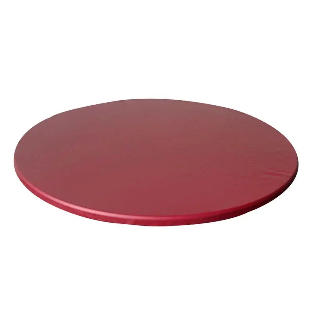 Anti-slip Fitted Round Table Cover Elastic Edged Tablecloth Tablecover 36inch