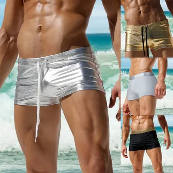 

Underwear Men Boxer трусы мужские Swimming Trunks Men Beach Shorts Fashion Sexy Solid Beach Swimming Shorts Boxers Free Ship
