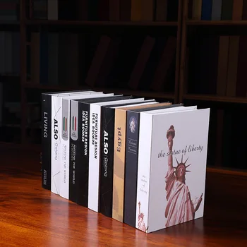 

Modern Fake Books Decoration Decorative book props Faux Book Home Decoration Accessories Home Hotel Storage Fake Book Box