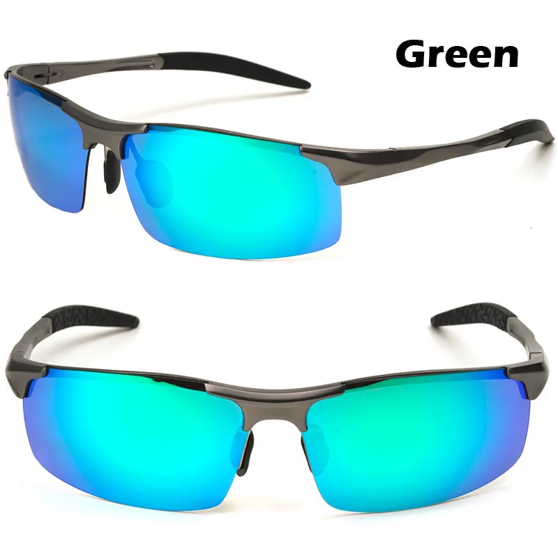 Горячая Распродажа мужские алюминиево-магниевые очки ночного видения для водителей, антибликовые поляризованные солнцезащитные очки для вождения