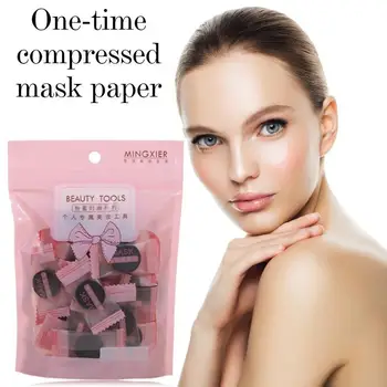 

30pcs/pack Compressed Face Mask Paper Disposable Sheet Cotton Diy Mask Makeup Wipes Korean Beauty Tools Skin Care