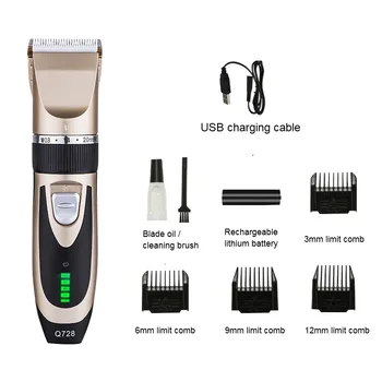 

Professional Hair Trimmer Body Face Hair Clipper Rechargeable Electric Hair Cutting Machine Haircut for Men Grooming Tools Set