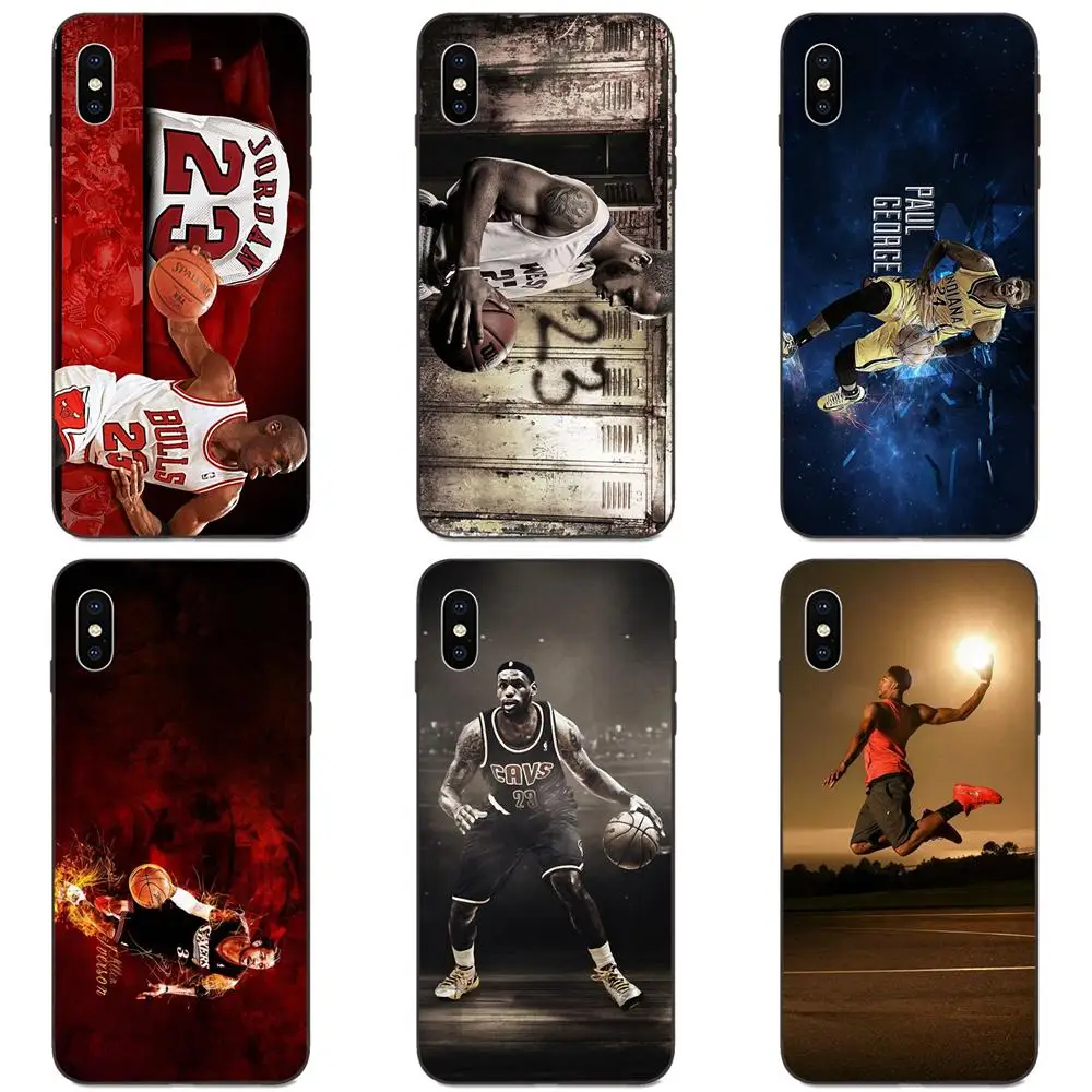 Soft Phone Skin Sport Basketball Player For Galaxy A10S A20S A2 Core A30S A40S A50S A70S A90 5G M10 M30S M40 Note 10 Plus | Мобильные