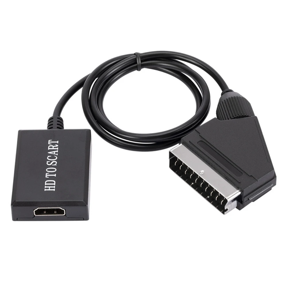 Taktil sans Luminans Sinewi Cable Scart Male Hdmi Female | Adaptador Cabo Hdmi Para Scart - Hdmi-compatible  Cable - Aliexpress