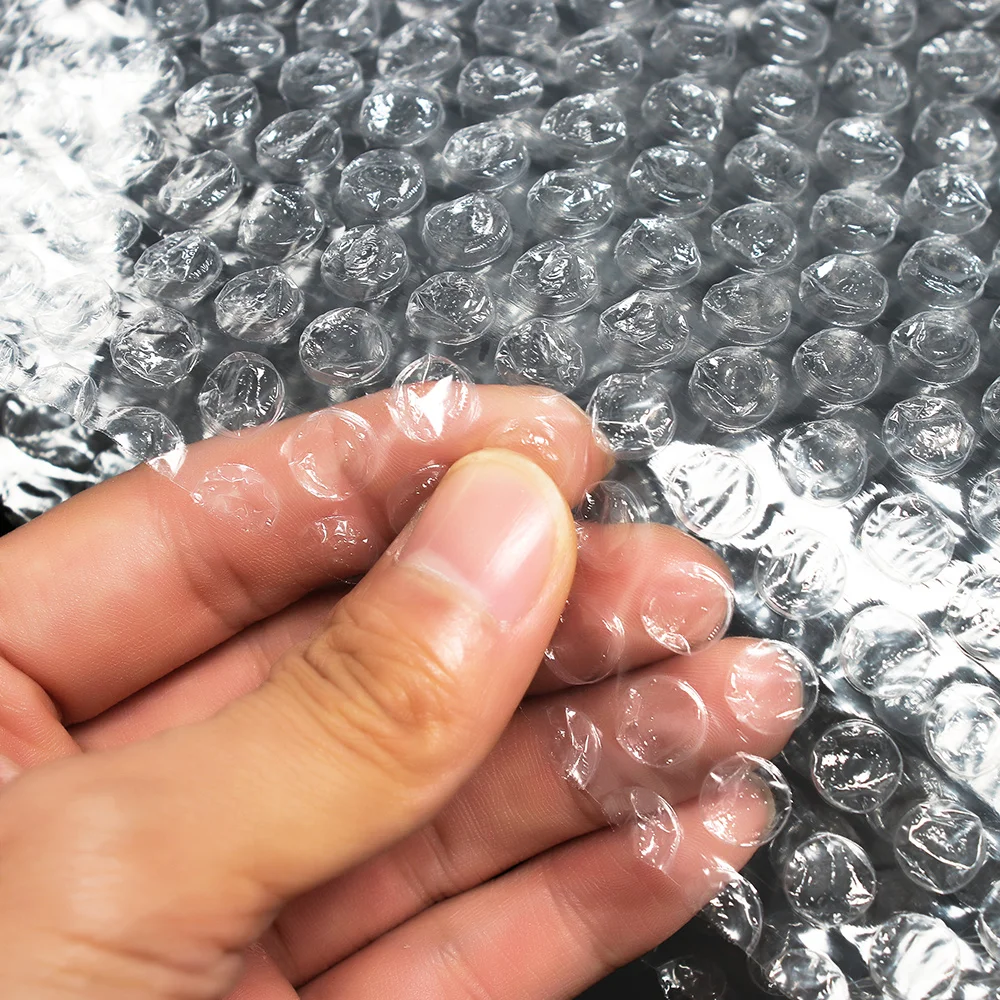 50Pcs 12 Sizes White Bubble Packing Bags Plastic Protective Wrap Envelope Clear Shockproof Bag Double Bubble Film Cushioning Bag Packing Pouches