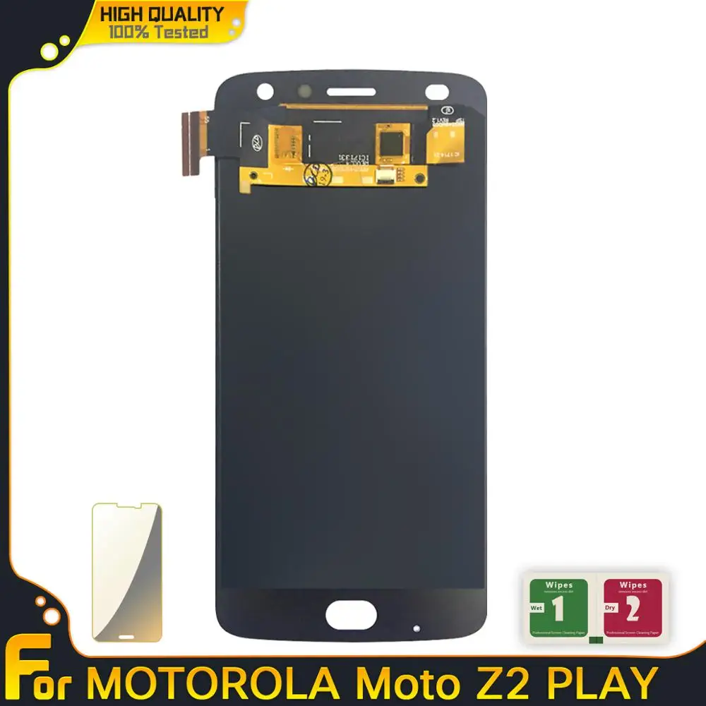 ЖК дисплей для Motorola Moto Z2 Play XT1710 сенсорный экран дигитайзер в сборе запасные