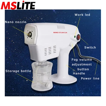 

hair nano spray gun portable nano spray mist gun 1200w 260 ml electric spray gun for virus