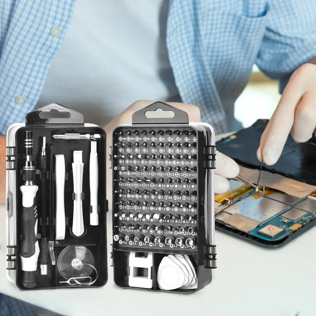 

Practical 115 in 1 Flexible Precision Torx Screw Driver Set Repair Phone Laptop Tools Kit tools for reparing Dropshipping #1728