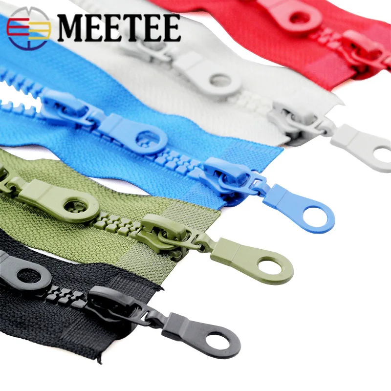 Meetee 5 шт. 70/80 см # разъемная застежка молния смолы набор гайковерта с двойным