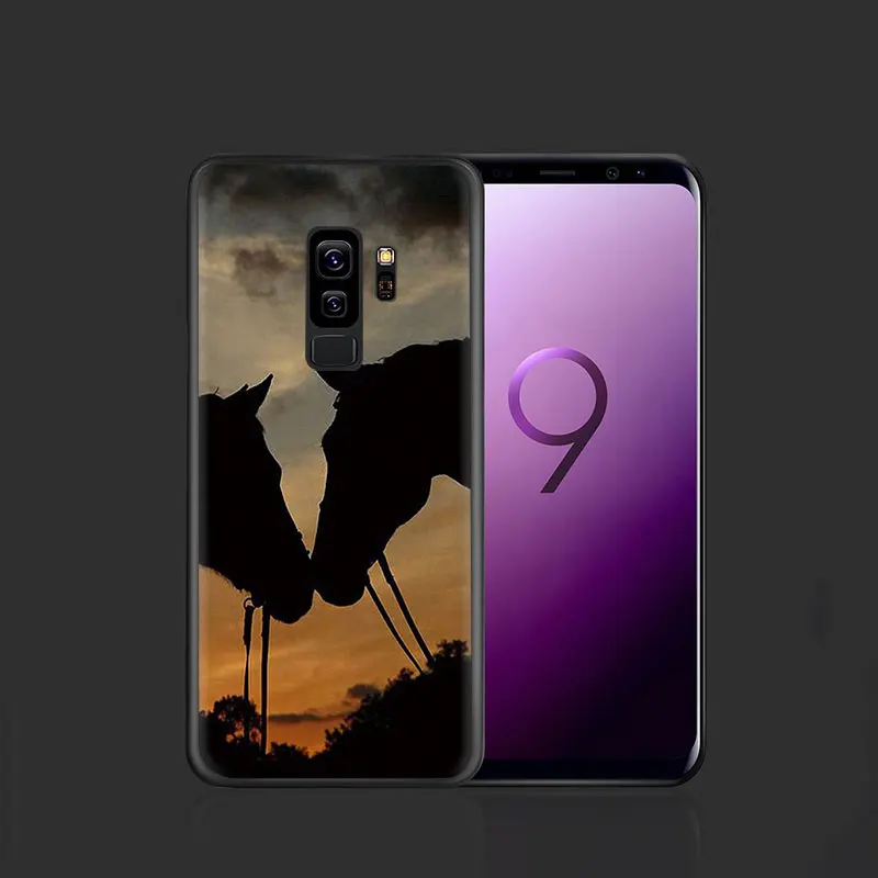 B7 EWAU бегущего коня силиконовый чехол для телефона для samsung A5 A6 плюс A7 A8 A9 A10s 20С 30С 40С с 50s 60 70 J6 - Цвет: B7